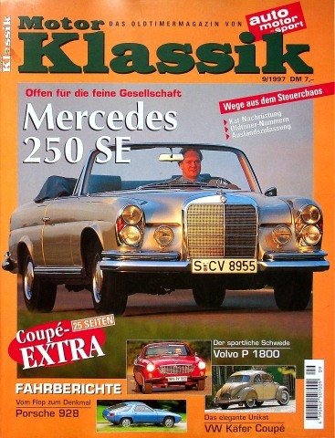 Deckblatt Motor Klassik (09/1997)